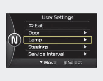 On this mode, you can change setting of the doors, lamps, and so on.