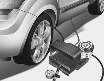 With the Tire Mobility Kit you stay mobile even after experiencing a tire puncture.
