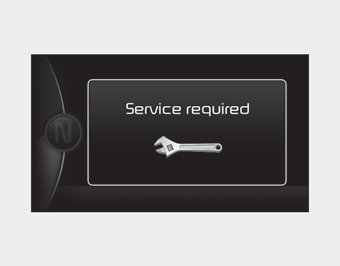 If you do not have your vehicle serviced according to the already inputted service