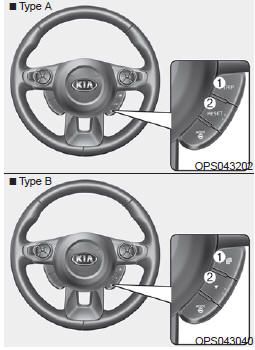 The LCD display modes can be changed by using the control buttons on the steering