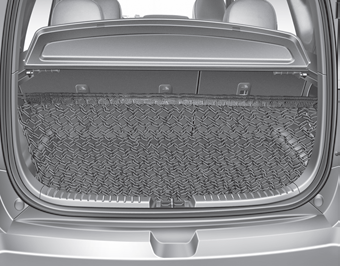 To keep items from shifting in the cargo area, you can use the holders located