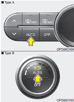 1. Push the AUTO button. It is indicated by AUTO on the display. The modes, fan